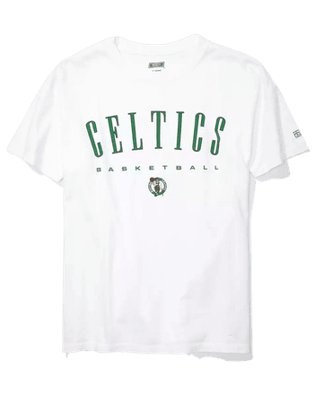 white Tailgate Women's Boston Celtics Oversized T-Shirt
