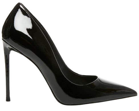 VALA Black Patent Stiletto Pump | Women's Heels – Steve Madden