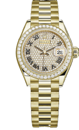 Rolex Lady-Datejust Watch: 18 ct yellow gold - M279138RBR-0029