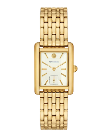 Tory Burch The Eleanor Watch - Gold-Tone Stainless Steel | Neiman Marcus