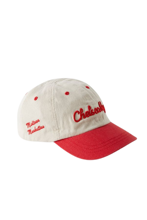 EMBROIDERED CHELSEA NYC CAP - Red | ZARA United Kingdom