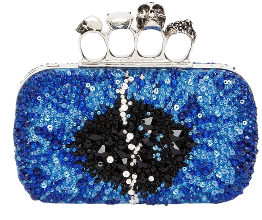 Alexander McQueen Swarovski crystal-embellished Four Ring Bag - Farfetch