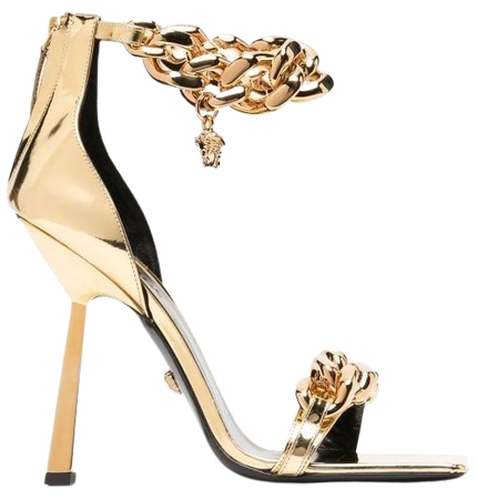 Versace Medusa Chain Sandals - Farfetch