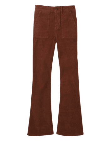 AE Corduroy Super High-Waisted Flare Pant