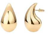 Gold Tear drop Earrings