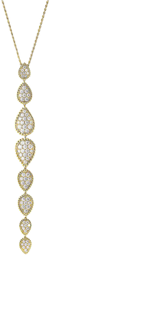 BOUCHERON - Serpent Bohème Diamants 18ct yellow-gold and 3.25ct diamond pendant necklace | Selfridges.com