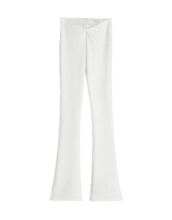Textured top and pants set - New - Woman | Bershka