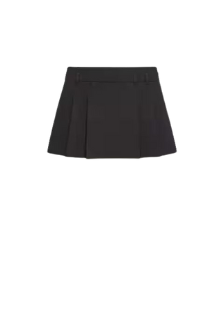Pleated mini-skirt - Women | Mango USA