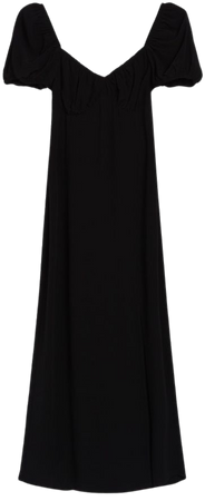 Short sleeve midi dress - Dresses - Woman | Bershka