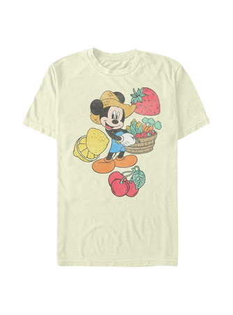 Disney Mickey Mouse Farmer Mickey T-Shirt - BEIGE/TAN | Hot Topic