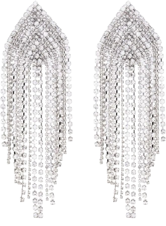Alexandre Vauthier crystal-embellished Diamond Earrings - Farfetch