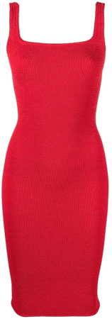 Hunza G Crinkle Tank Dress - Farfetch