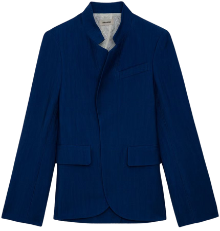 Very Linen Blazer blazer blue women | Zadig&Voltaire