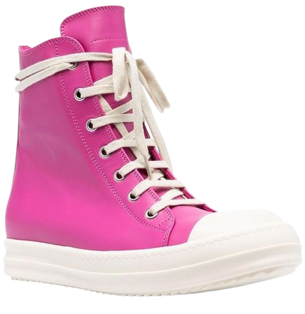 Rick Owens pink sneakers