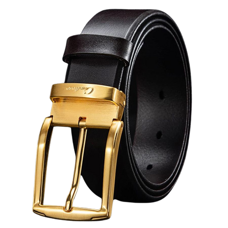 Ciartuar Belts Men's Belt Leather Belt Men Genuine Leather Strap Luxury Belt Pin Buckle Gold belt Designer Belt Men Present Gift|Men's Belts| - AliExpress
