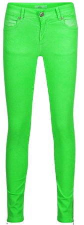 neon green jeans