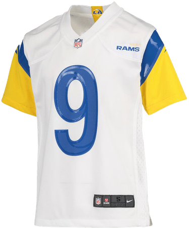 Youth Los Angeles Rams Matthew Stafford Nike White Game Jersey