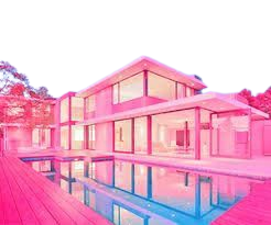 hot pink house - Google Search