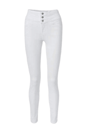 Annalie High-rise Skinny Jeans - White