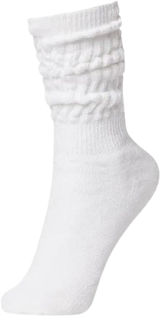 long white scrunch socks - Google Search