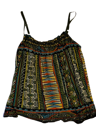 patterned tank top
