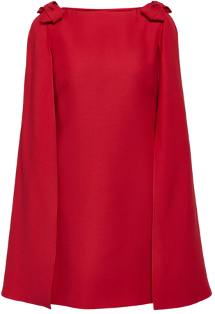 Crepe Couture Minidress in Red - Valentino | Mytheresa