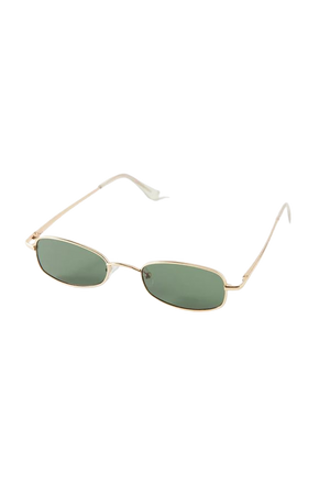 River 90s Slim Rectangle Sunglasses | Urban Outfitters