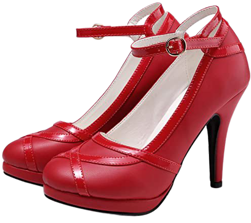 Amazon.com: Getmorebeauty zapatos de taco alto vintage Retro, con correa en le talón, para mujer, color blanco y negro, Blanco, 5 B(M) US : Ropa, Zapatos y Joyería