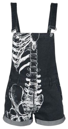 skeleton overalls