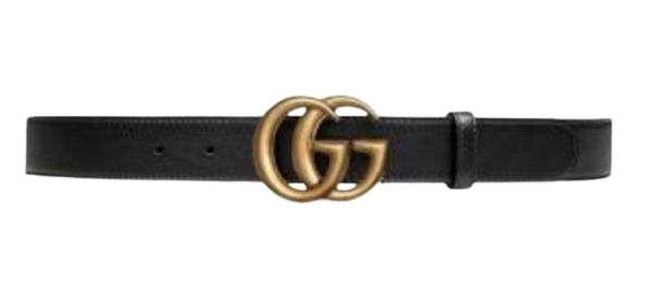 black Gucci belt