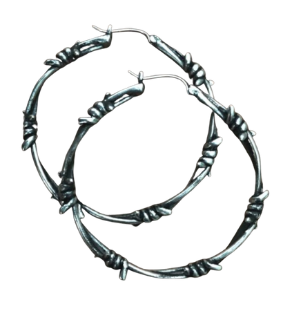 barbed wire hoops