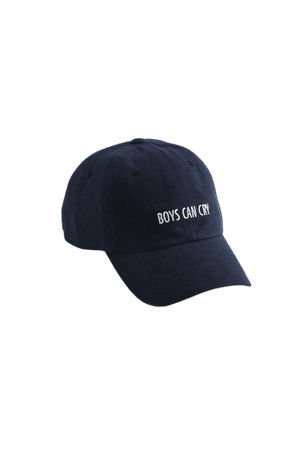 AJOBYAJO Boys Can Cry Baseball Hat | Urban Outfitters