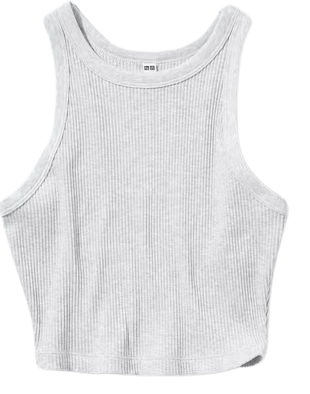 Ribbed Cropped Tank Top | UNIQLO US