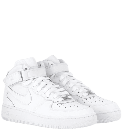 Nike Nike Air Force Mid '07 Leather High-Top Sneakers
