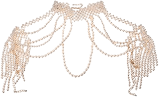 pearl shoulder body chain - statement body chain