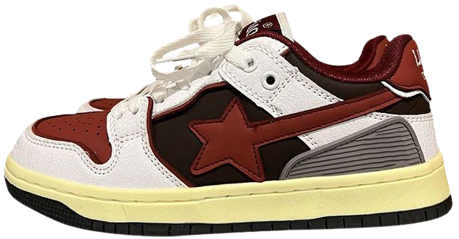 Red Star Sneakers | Aesthetic Shoes – Boogzel Clothing