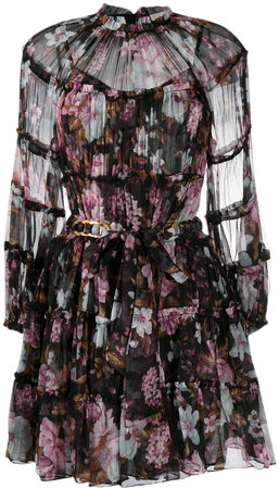 Zimmermann Charm floral-print Mini Dress - Farfetch