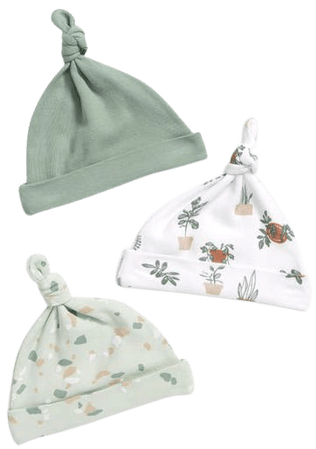 Nordstrom 3-Pack Knotted Hats (Baby) | Nordstrom