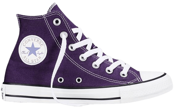 Purple Converse All Star Shoe