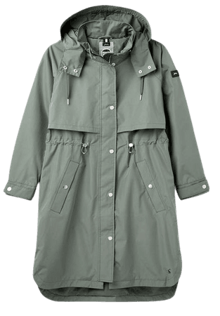 Helmsley null Longline Hooded Raincoat , Size US 6 | Joules US