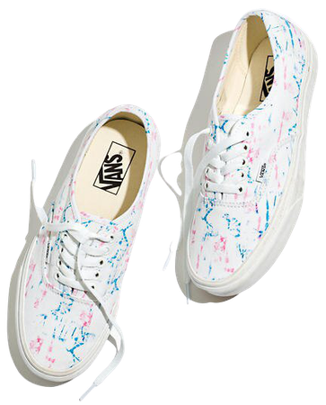 Madewell x Vans® Unisex Authentic Lace-Up Sneakers in Tie-Dye Canvas