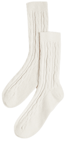 Rosie Sugden Cashmere Bed Crew Socks | SHOPBOP