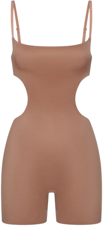 BARELY THERE CUT OUT MID THIGH BODYSUIT | SIENNA