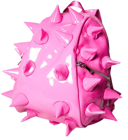 Widow Patent Spike Shell Backpack - Hot Pink | Dolls Kill