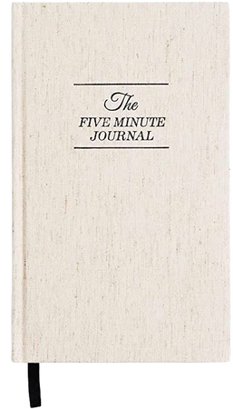 Amazon.com : The Five Minute Journal, Original Daily Gratitude Journal, Reflection & Manifestation Journal for Mindfulness, Undated Daily Journal, Plastic-Free, White - Intelligent Change : Office Products