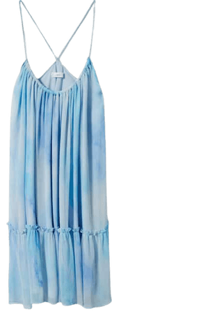 Ruffled chiffon dress - Women | Mango USA