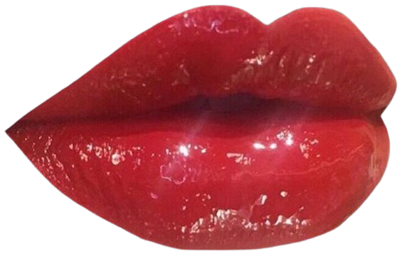 red png lips filler
