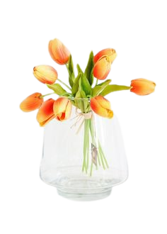 (96) Pinterest - Orange Tulips | Artificial Spring Wedding Flowers | Afloral.com | Home decor