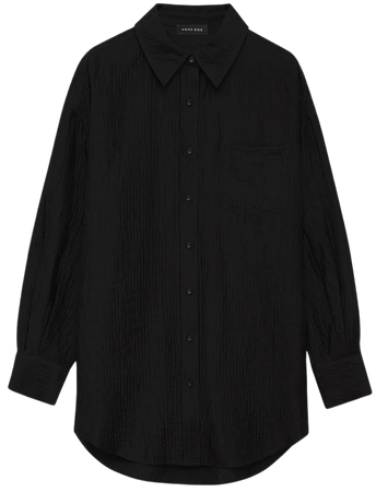 ANINE BING Tio Shirt - Black