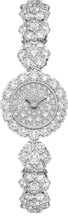 Van Cleef & Arpels Snowflake Fleurette watch Platinum, Diamond - Van Cleef & Arpels